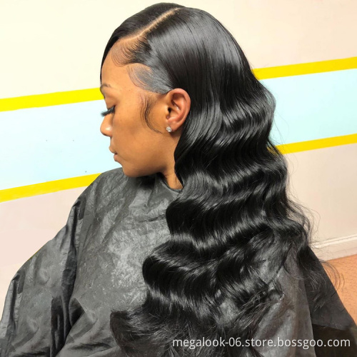 Wholesale Brazilian Hair Hd Full Lace Human Wigs,Virgin Hair  Hd Transparent Full Lace Human Hair Wig For Black Women